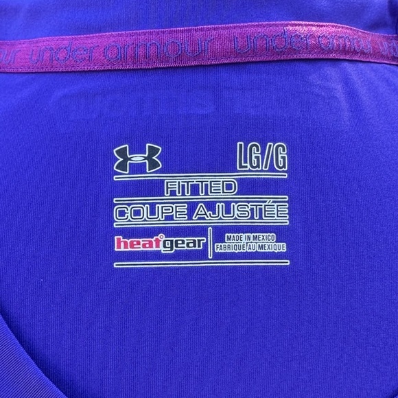 Under Armour Heat Gear Compression Short Sleeve Top - size L - Picture 4 of 5